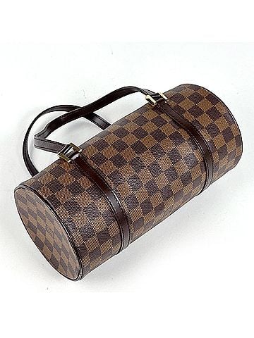 Louis Vuitton Louis Vuitton Papillon 26 handbag, barrel-shaped, Damier pattern, brown, N51304, women's. (view 2)
