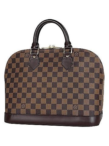Louis Vuitton Louis Vuitton Alma Handbag, Damier Brown, N51131, Women's (view 1)