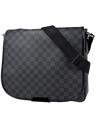 Louis Vuitton Louis Vuitton Daniel MM Shoulder Bag Messenger Damier Graphite Black N58029 Men's (view 1)