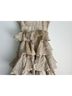 Ulla Johnson Ivory Gold Cocktail Dress Size 2 - photo 12