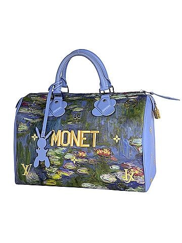 Louis Vuitton Louis Vuitton Speedy 30 Handbag, Masters Collection, Monet Water Lilies, Boston Bag, Leather, Multicolor, M43354 (view 1)