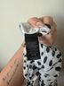 Anthropologie Polka Dots White Black Cocktail Dress Size S - photo 5