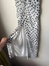 Anthropologie Polka Dots White Black Cocktail Dress Size S - photo 4