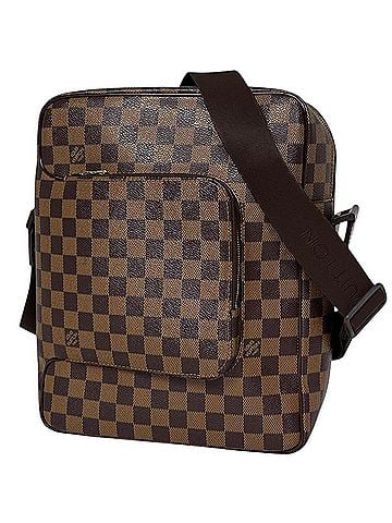 Louis Vuitton Louis Vuitton Olaf MM Shoulder Bag, Damier Brown, N41441, Women's (view 1)