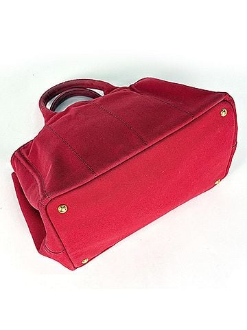 Prada Prada Canapa Tote 2-Way Canvas Red BN2642 Women's (view 2)