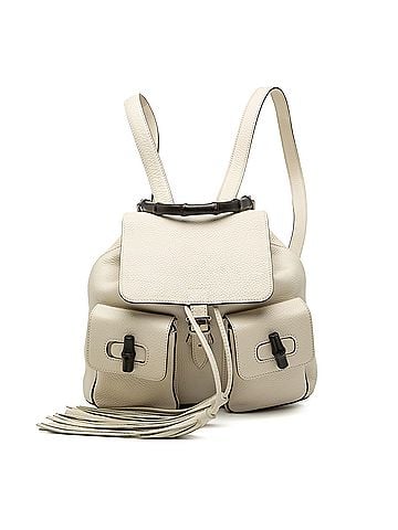 Gucci Grained Calfskin Bamboo Tassel Backpack (view 1)