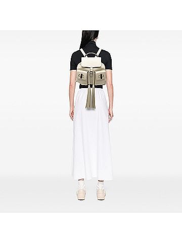 Gucci Grained Calfskin Bamboo Tassel Backpack (view 2)