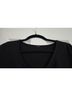 ABound Black Short Sleeve Blouse Size M - photo 3