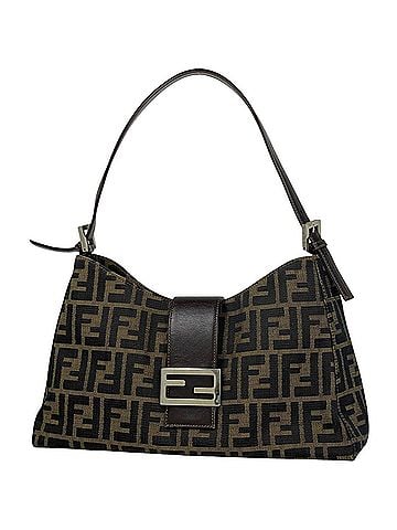 Fendi Fendi FENDI Shoulder Bag, Zucca Pattern Canvas, Brown, Women's (view 1)