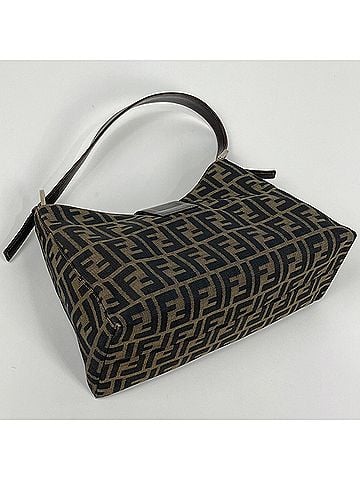 Fendi Fendi FENDI Shoulder Bag, Zucca Pattern Canvas, Brown, Women's (view 2)
