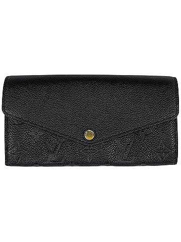 Louis Vuitton Louis Vuitton Portefeuille Sarah Long Wallet, Monogram Empreinte, Noir (M82257), Women's (view 1)