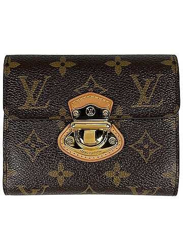 Louis Vuitton Louis Vuitton Portefeuille Joy Tri-fold Wallet, Monogram Brown, M60211, Women's (view 1)