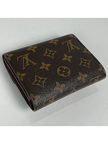 Louis Vuitton Louis Vuitton Portefeuille Joy Tri-fold Wallet, Monogram Brown, M60211, Women's (view 2)