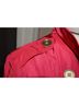 Chico's Design Solid Pink Red Trenchcoat Size 4 - photo 8