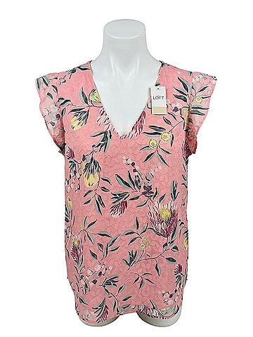 Ann Taylor LOFT Short Sleeve Blouse (view 1)