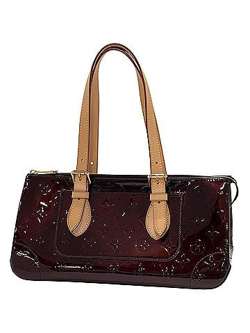 Louis Vuitton Louis Vuitton Rosewood Avenue Enamel Patent Handbag Monogram Vernis Amarante M93510 Women's (view 1)
