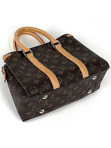 Louis Vuitton Louis Vuitton Soufflot BB 2-Way Handbag, Monogram Brown, M44815, Women's (view 2)