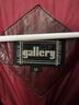 Gallery 100% Leather Burgundy Jacket Size 12 - photo 4