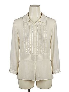 Tapemeasure Long Sleeve Blouse (view 1)