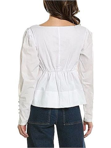 STAUD Peggy Long Sleeve Blouse (view 2)