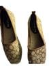 Coach Print Brown Flats Size 10 - photo 1