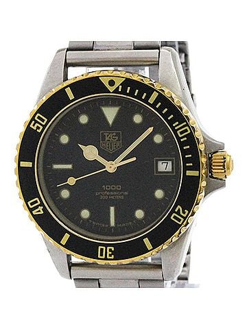 TAG Heuer TAG HEUER 1000 Professional Gold Plated Steel Watch 980.020 (view 1)