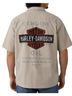 Harley Davidson 100% Cotton Tan Button-Down Shirt Size XL - photo 2