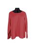 Flax 100% Linen Solid Red Long Sleeve Top Size S - photo 4