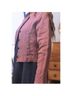 Flax 100% Linen Print Purple Jacket Size S - photo 4