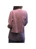 Flax 100% Linen Print Purple Jacket Size S - photo 2