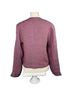 Flax 100% Linen Print Purple Jacket Size S - photo 8