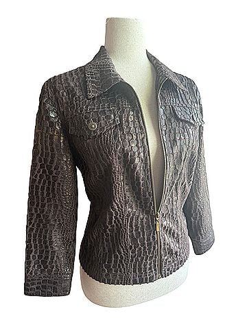 Ruby Rd. Faux Leather Jacket (view 1)