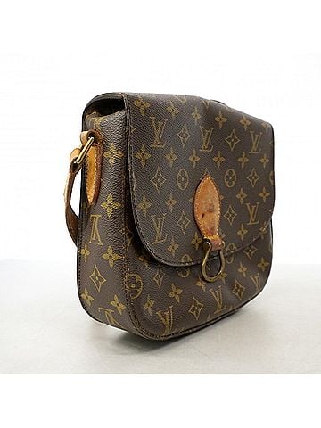 Louis Vuitton Louis Vuitton Monogram Saint Cloud GM Shoulder Bag M51242 Brown Women's (view 2)