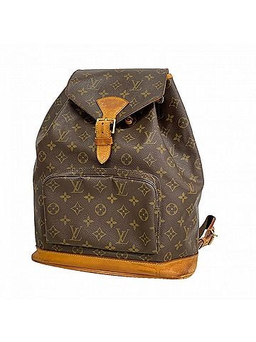Louis Vuitton Louis Vuitton Monogram Montsouris GM Backpack/Daypack M51135 Brown (Women's) (view 1)