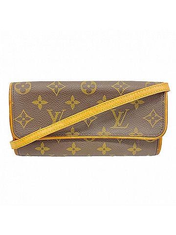 Louis Vuitton Louis Vuitton Monogram Pochette Twin PM Shoulder Bag M51854 Brown Women's (view 1)