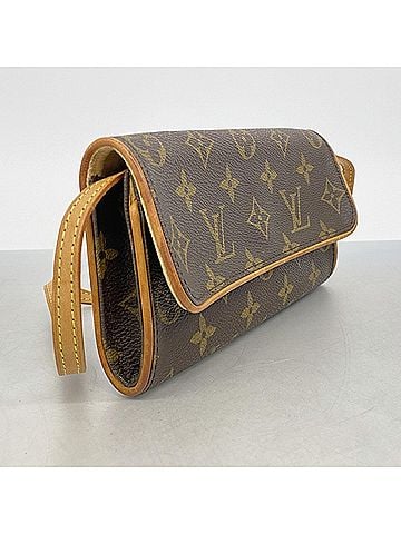 Louis Vuitton Louis Vuitton Monogram Pochette Twin PM Shoulder Bag M51854 Brown Women's (view 2)