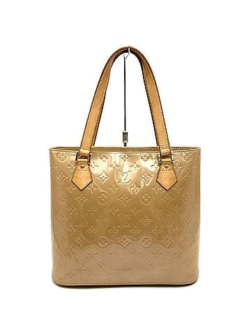 Louis Vuitton LOUIS VUITTON Houston M91122 Handbag, Monogram Vernis, Brown, Women's (view 1)