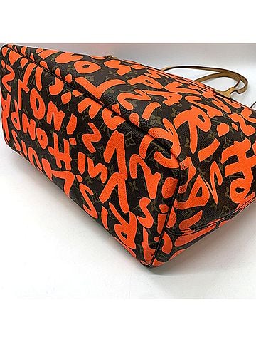 Louis Vuitton LOUIS VUITTON Neverfull GM M93702 Tote Bag Shoulder Monogram Graffiti Orange Men's Women's (view 2)