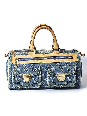 Louis Vuitton LOUIS VUITTON M95019 Neo Speedy Mini Boston Handbag Monogram Denim Blue Women's (view 2)