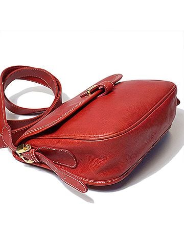 Loewe LOEWE shoulder bag, Anagram pattern, leather, red, women's. (view 2)
