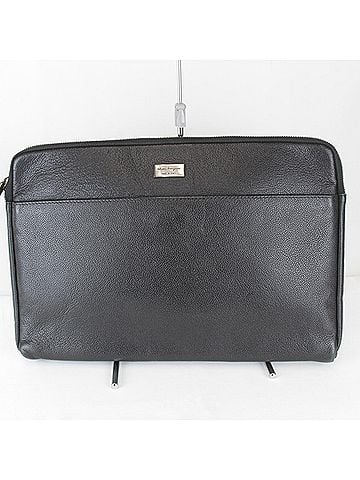 Salvatore Ferragamo Salvatore Ferragamo DS-24-6553 Clutch Bag, Leather, Black, Women's (view 1)