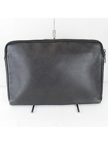 Salvatore Ferragamo Salvatore Ferragamo DS-24-6553 Clutch Bag, Leather, Black, Women's (view 2)
