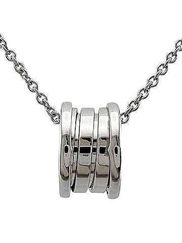 Bvlgari Bvlgari Bulgari B-ZERO.1 Necklace, 18K White Gold, Women's, Pre-owned. (view 1)
