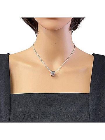 Bvlgari Bvlgari Bulgari B-ZERO.1 Necklace, 18K White Gold, Women's, Pre-owned. (view 2)