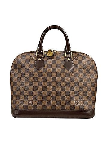 Louis Vuitton Louis Vuitton Alma Damier Handbag, Canvas Handbag N51131 Brown, Women's, LOUIS VUITTON, Used (view 1)