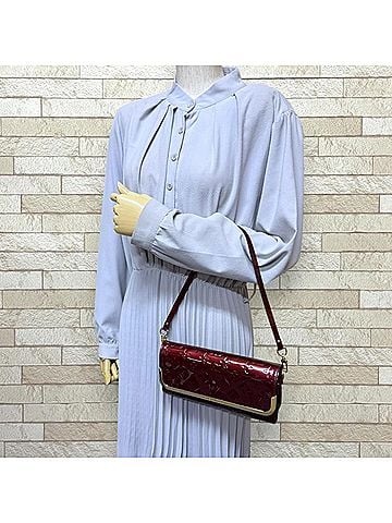 Louis Vuitton Louis Vuitton Rossmore MM LV Vernis Shoulder Bag, Handbag, Monogram M91551 Red, Women's, LOUIS VUITTON, Used (view 2)