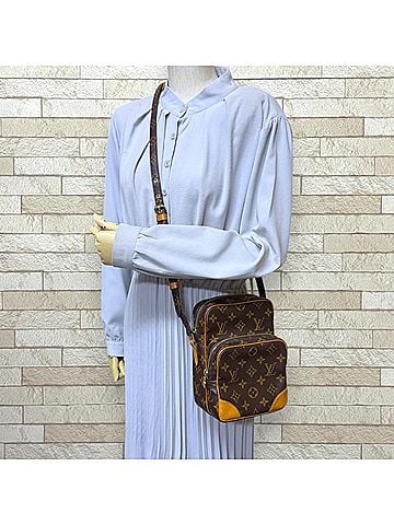 Louis Vuitton Louis Vuitton Amazon Monogram Shoulder Bag, Handbag, Canvas, M45236, Brown, Women's, LOUIS VUITTON, Used (view 2)