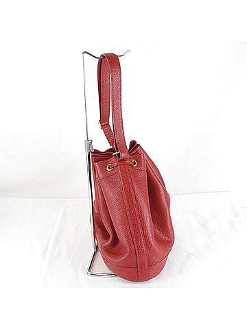 Hermès HERMES Market GM Shoulder Bag, Leather, Red, Women's (view 2)