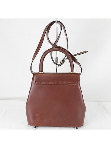 Salvatore Ferragamo Salvatore Ferragamo 2-way bag, shoulder leather, brown, women's. (view 2)
