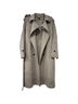The Kooples Solid Gray Trenchcoat Size XL - photo 11